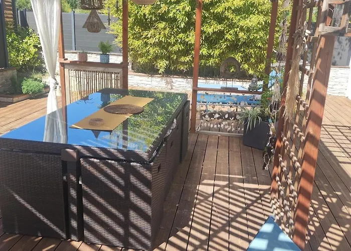 Loft, Clim, Jardin, Piscine, Calme, Parc Expo, Casa de Férias