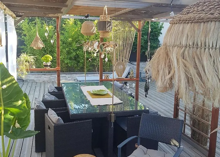 Loft, Clim, Jardin, Piscine, Calme, Parc Expo, Casa de Férias Mauguio